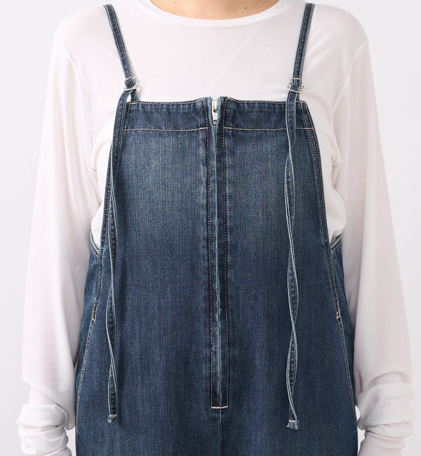  「【シーズン問わず使える】デニムサロペット」|ワンピース|