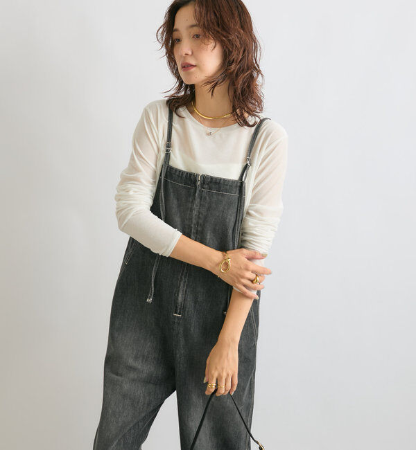  「【シーズン問わず使える】デニムサロペット」|ワンピース|