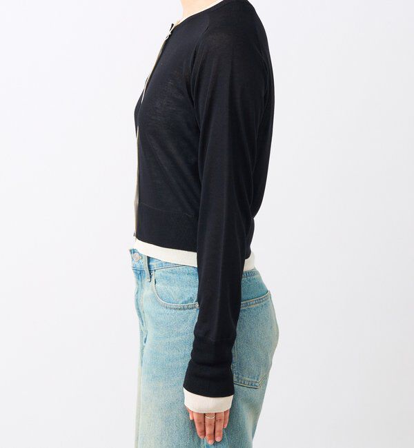  「【こなれ感抜群】フェイクレイヤードカーディガン」|カーディガン|