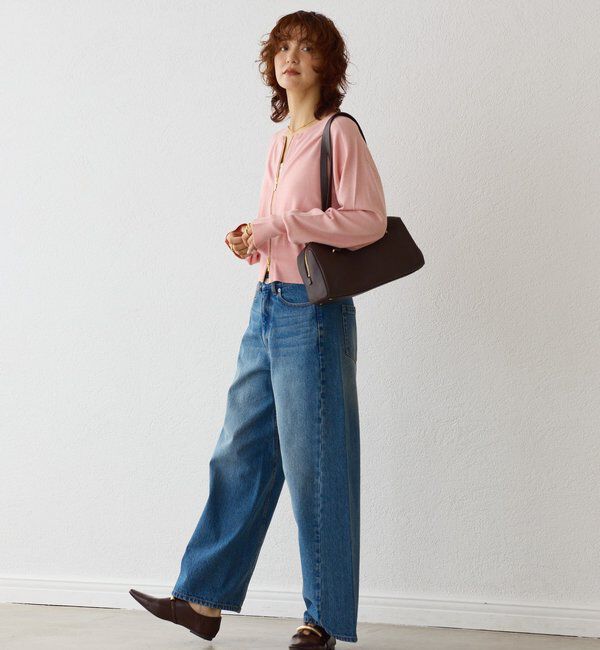  「【大人のこなれ感】ZIPニットカーディガン」|カーディガン|