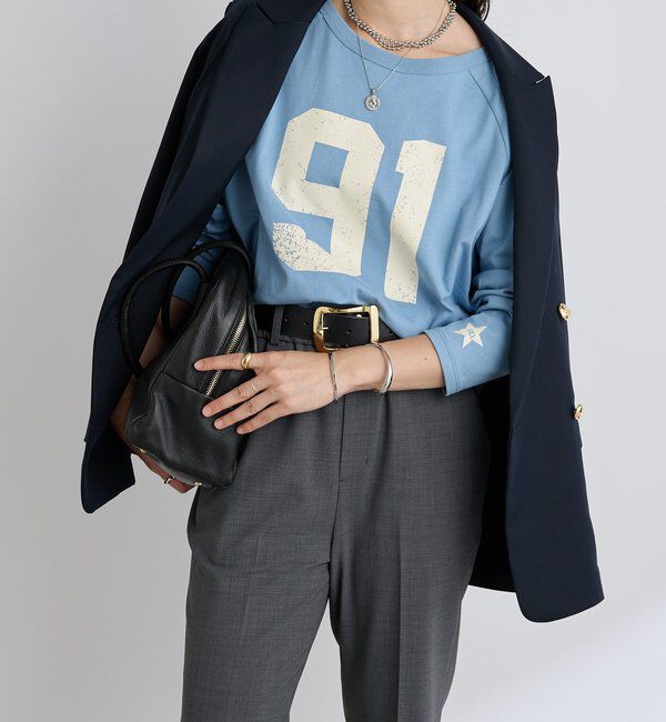  「【ロゴがキャッチー】Ninety-One ロンTee」|Tシャツ・カットソー|