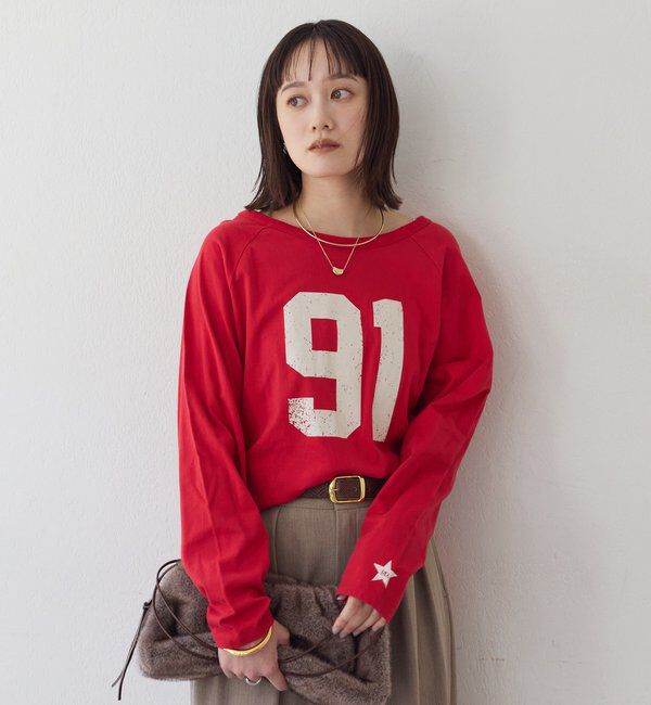  「【ロゴがキャッチー】Ninety-One ロンTee」|Tシャツ・カットソー|