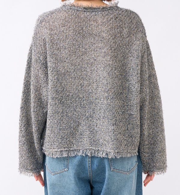  「【品のある着こなしに】リンクスツイードカーデ」|カーディガン|