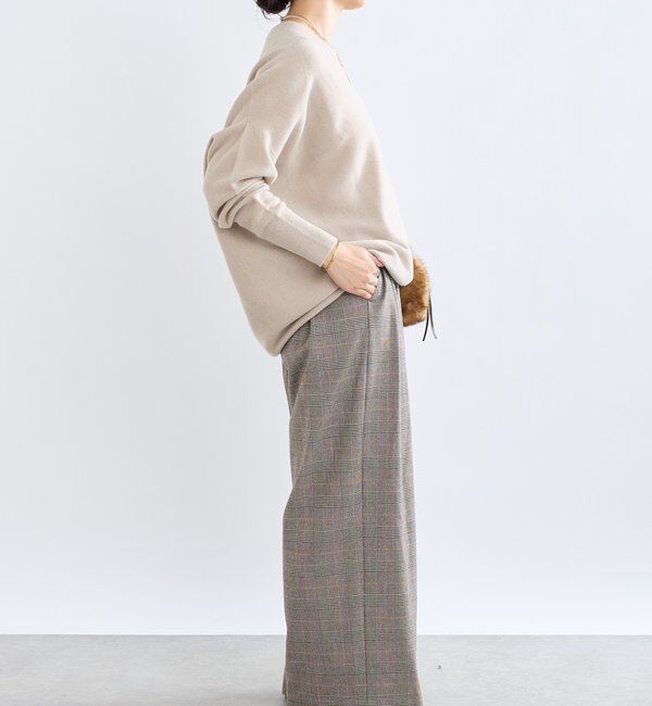  「【リバイバル/新色追加/7色展開】ウール100NEWバックボリュームニット」|ニット・セーター|