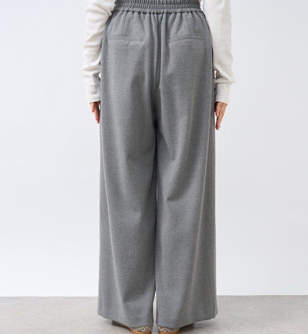  「【最高気温5度の寒い日に！/すっきり見え】ウォームタックワイドスラックス」|チノ|