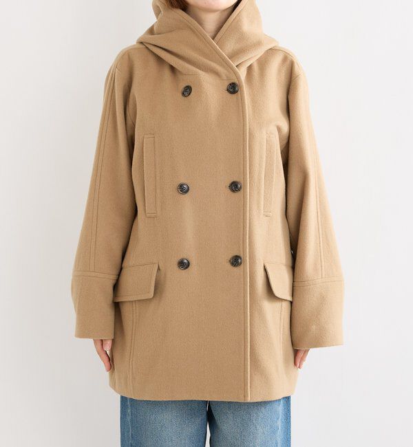  「【顔周り華やか】ビーバーフーディコート」|その他|