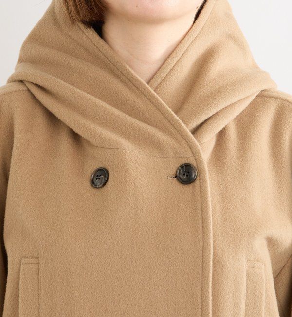  「【顔周り華やか】ビーバーフーディコート」|その他|