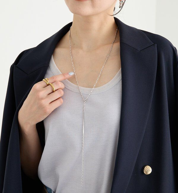  「【アレンジ自在】コンビチェーンマルチネックレス」|ブローチ・コサージュ|