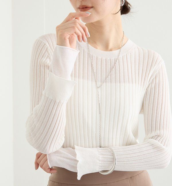  「【アレンジ自在】コンビチェーンマルチネックレス」|ブローチ・コサージュ|