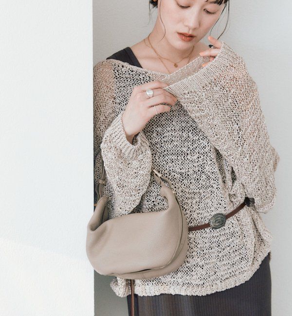  「予約【ご好評につき新色追加！】テープヤーンボートネックニット」|ニット・セーター|