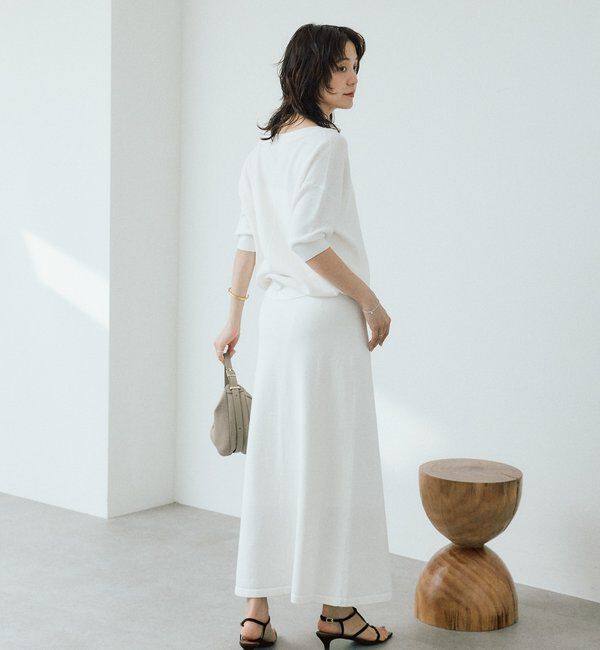  「【セットアップ可】ギマコットンセミマーメイドスカート」|スカート|