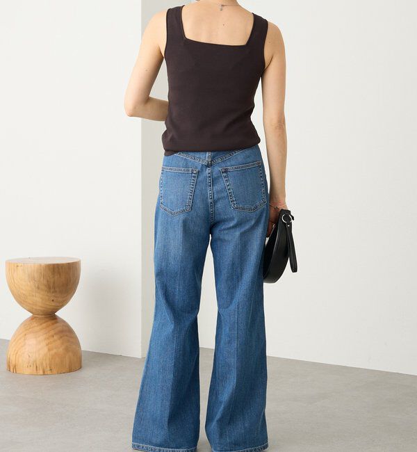  「予約【接触冷感機能付き】クールタッチ2wayニットタンクトップ」|ニット・セーター|