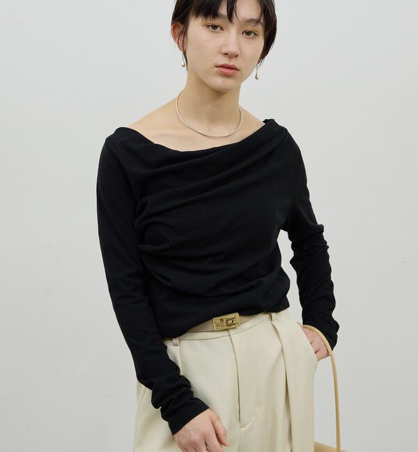  「【2WAY】オフショルカットソー」|Tシャツ・カットソー|