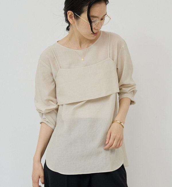  「ビスチェレイヤードシャツ」|シャツ・ブラウス|