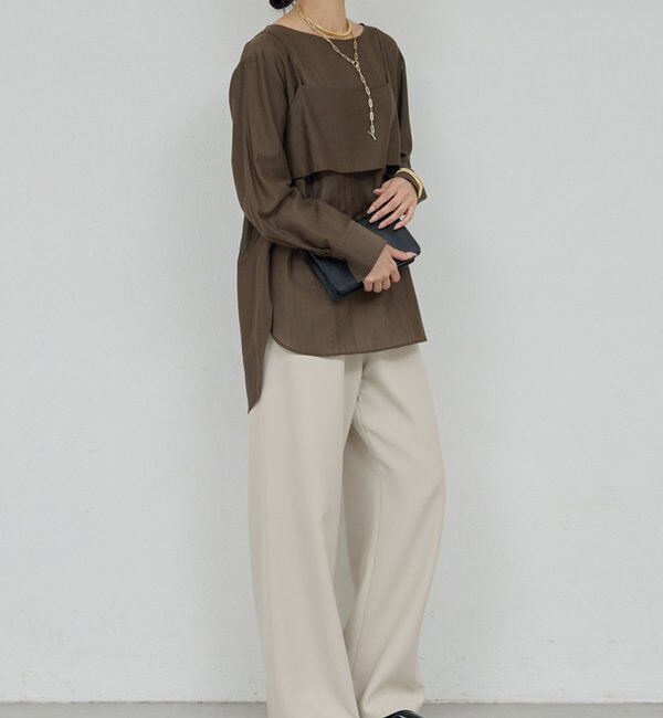  「ビスチェレイヤードシャツ」|シャツ・ブラウス|