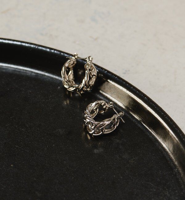  「チェーンフープピアス」|リング|シルバー