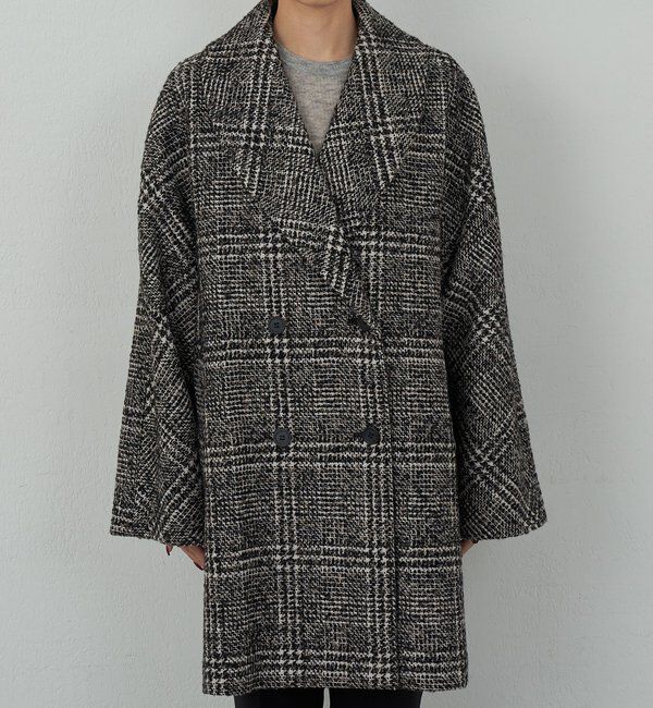  「【HERITANOVUM】 ツィードショールカラーショートコート」|その他|