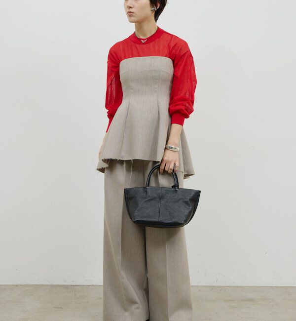  「【セットアップ対応】ダブルクロスビスチェ」|シャツ・ブラウス|