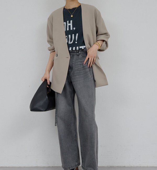  「ジャージーノーカラージャケット」|その他|