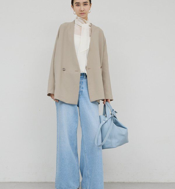  「ジャージーノーカラージャケット」|その他|