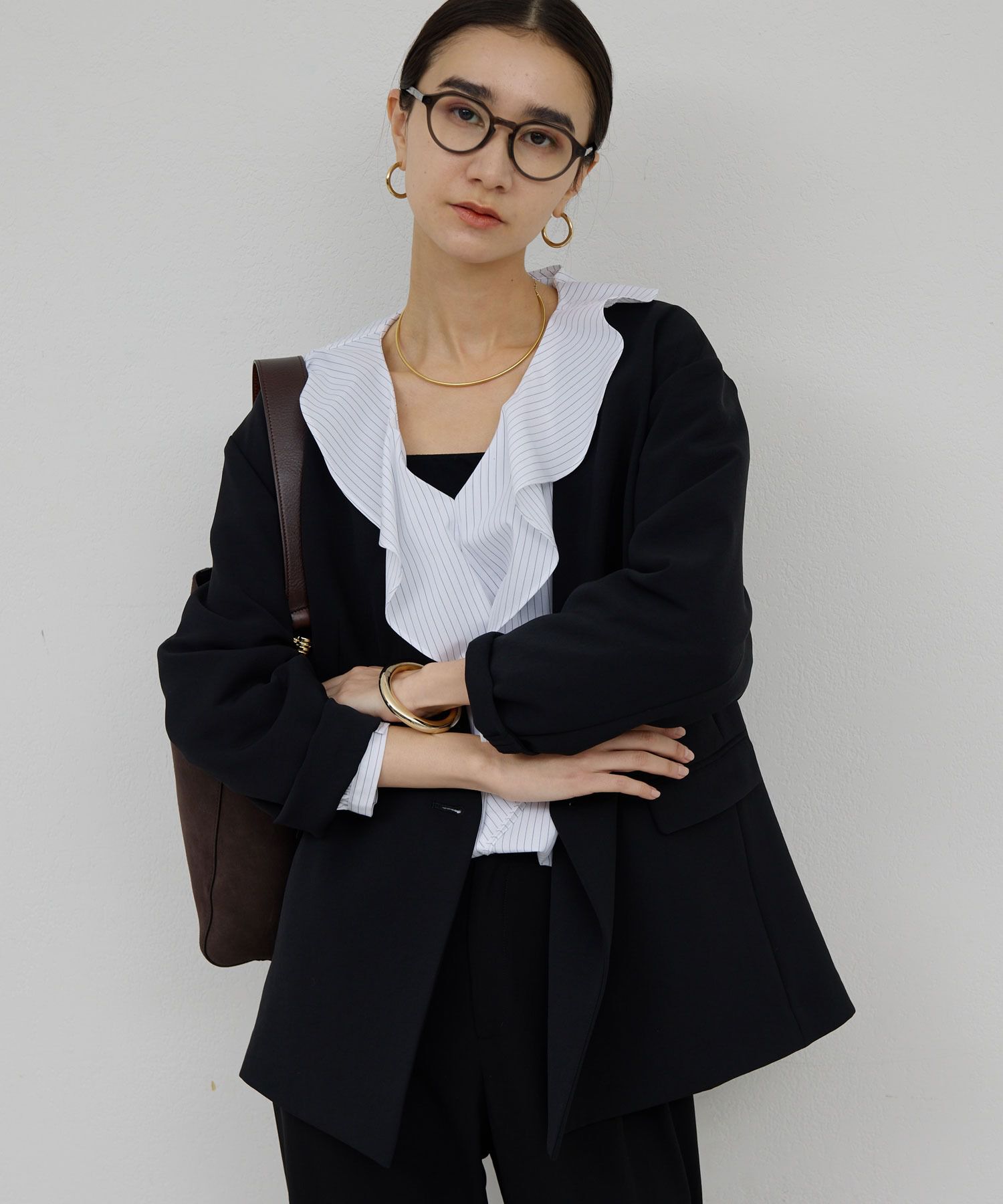  「ジャージーノーカラージャケット」|その他|