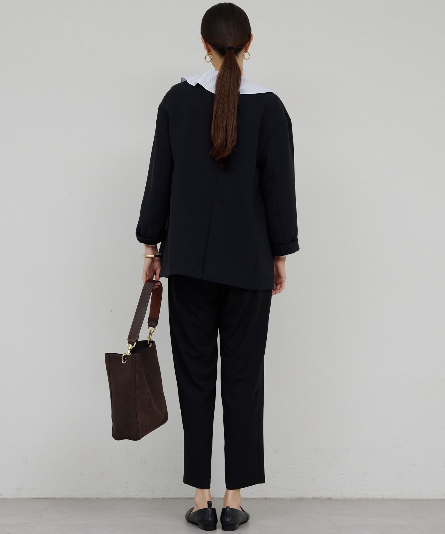  「ジャージーノーカラージャケット」|その他|