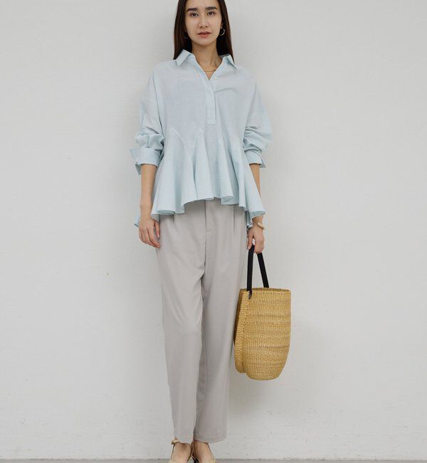  「ライトジャージーテーパードパンツ」|チノ|