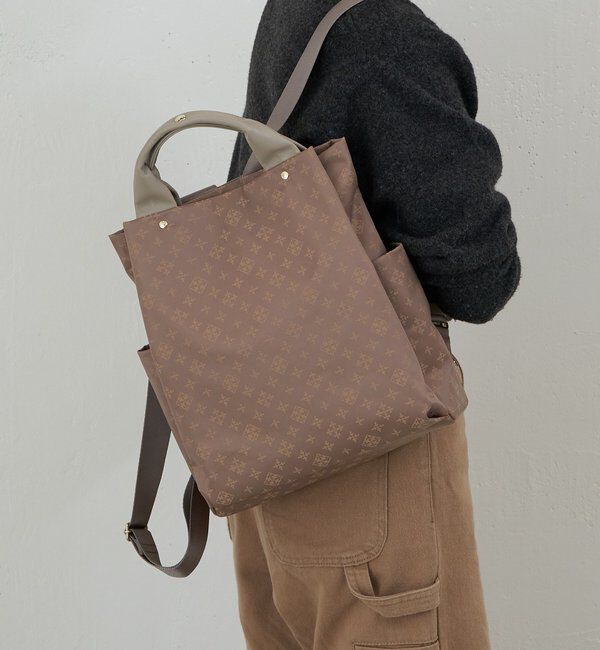  「ナイロンジャガード2ハンドルリュックサック」|リュック|