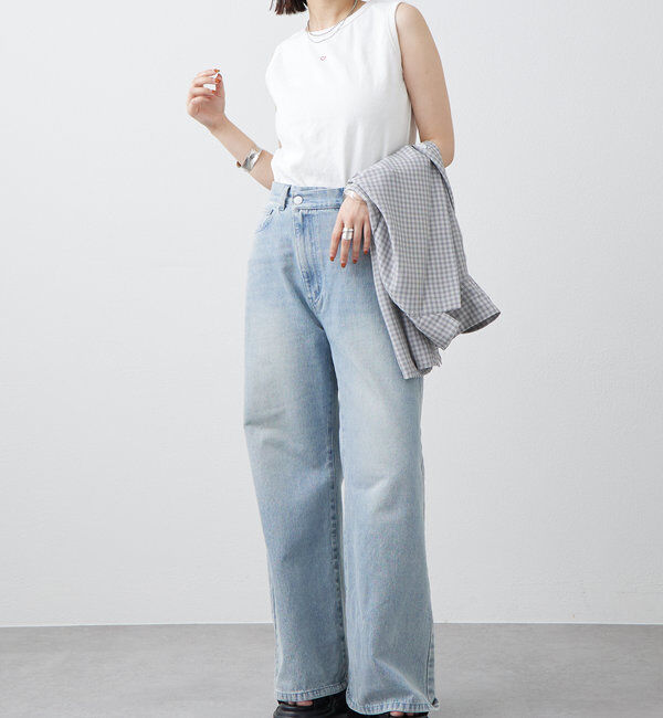  「テレコスリーブレスT」|キャミソール|