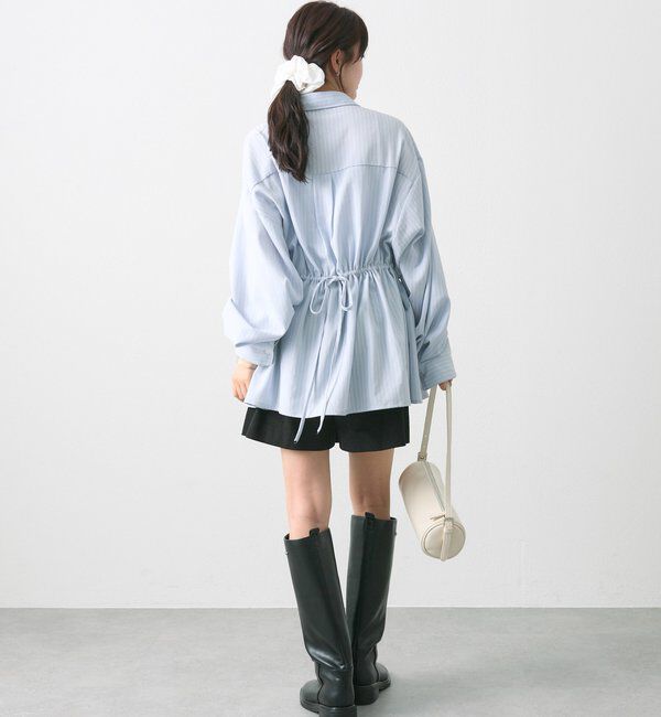  「[森川企画]レイヤードストライプドロストシャツ」|シャツ・ブラウス|