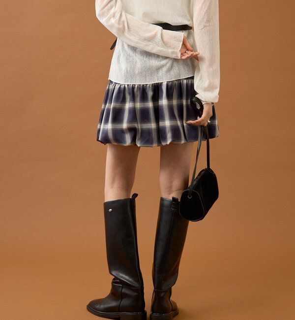  「切り替えバルーンスカート」|スカート|