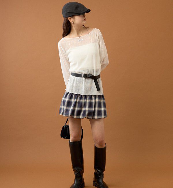  「切り替えバルーンスカート」|スカート|