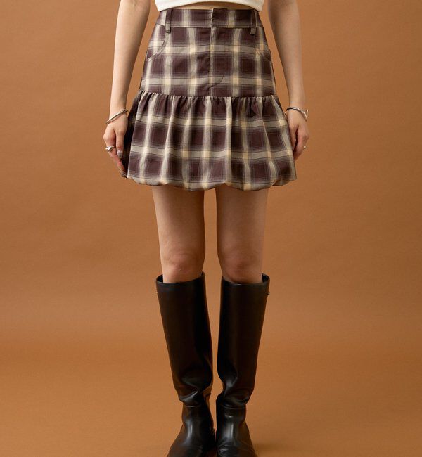  「切り替えバルーンスカート」|スカート|