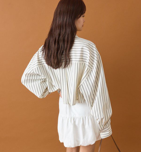  「ストライプショートシャツ」|シャツ・ブラウス|