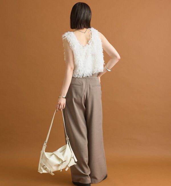  「ドロストダブルベルトパンツ」|チノ|