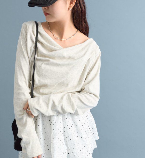  「オフショルロンT」|Tシャツ・カットソー|