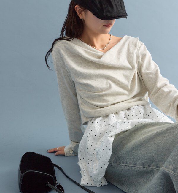  「オフショルロンT」|Tシャツ・カットソー|