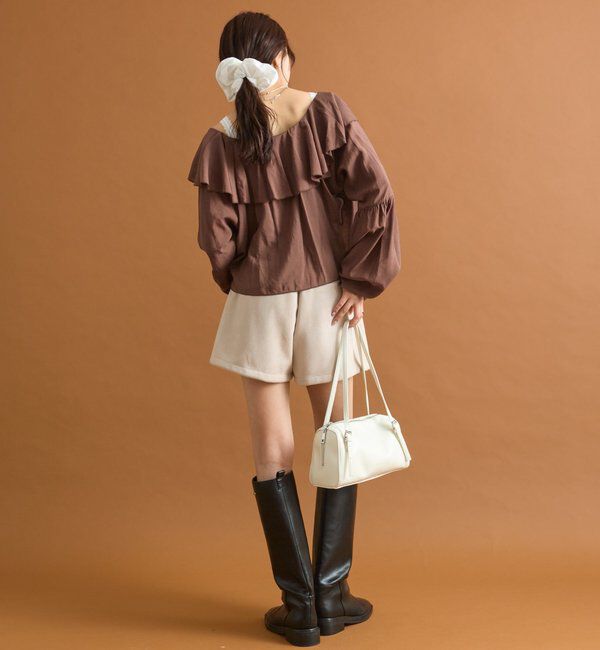  「ラッフルボレロブラウス」|シャツ・ブラウス|