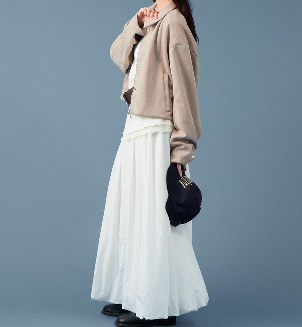  「フェイクスウェードショートブルゾン」|その他|