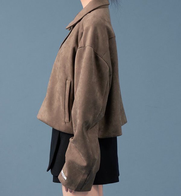  「フェイクスウェードショートブルゾン」|その他|