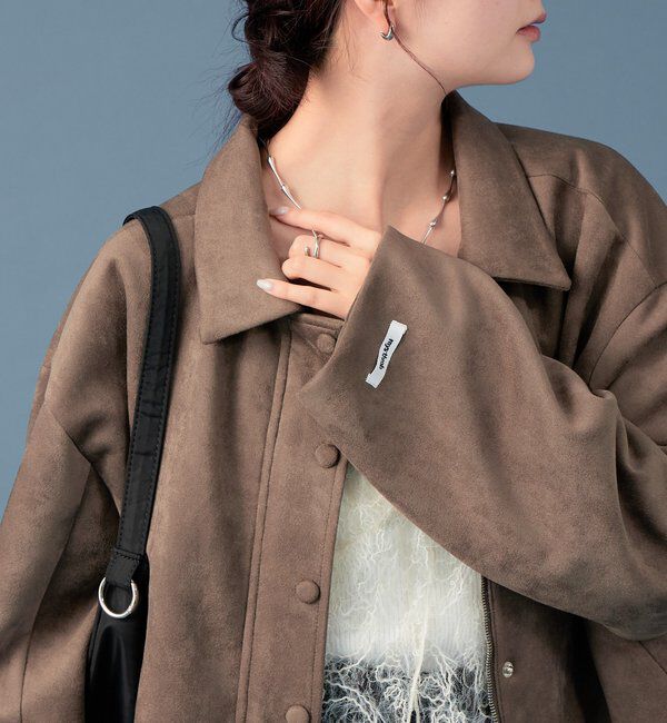  「フェイクスウェードショートブルゾン」|その他|