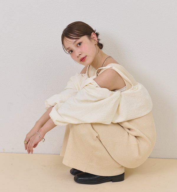  「【@sktnnm企画】ホイップブラウスセットワンピース」|ワンピース|