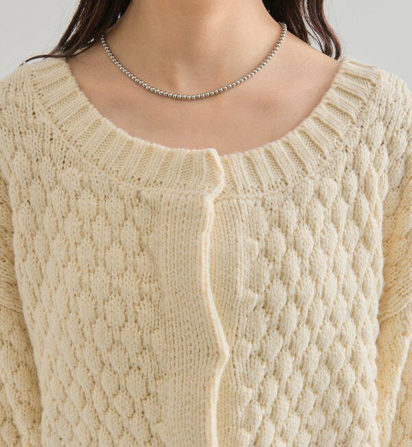  「ポコポコニットカーディガン」|カーディガン|