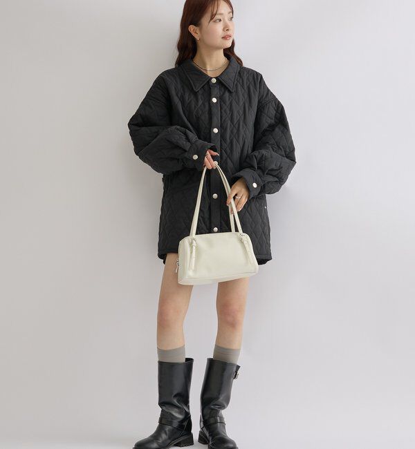  「襟付きキルティングジャケット」|その他|