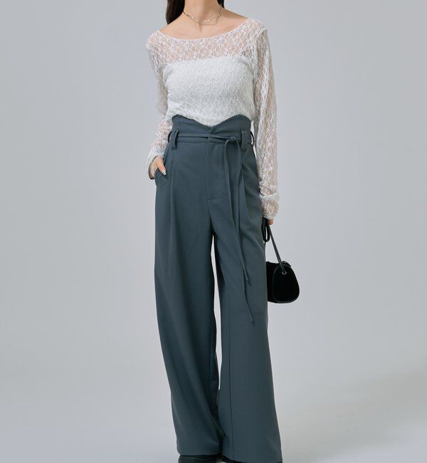  「レースプルオーバー」|Tシャツ・カットソー|