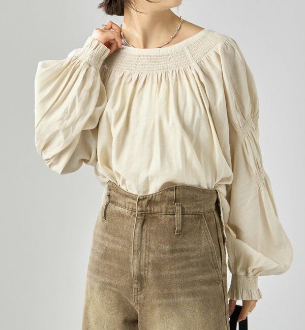  「ボウタイスキッパーブラウス」|シャツ・ブラウス|