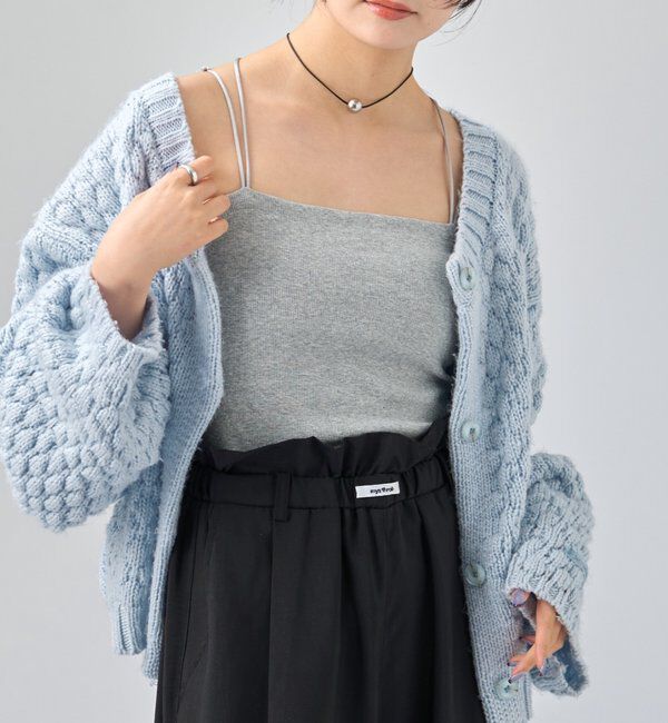  「パット付きバックシャン クロスキャミソール」|キャミソール|