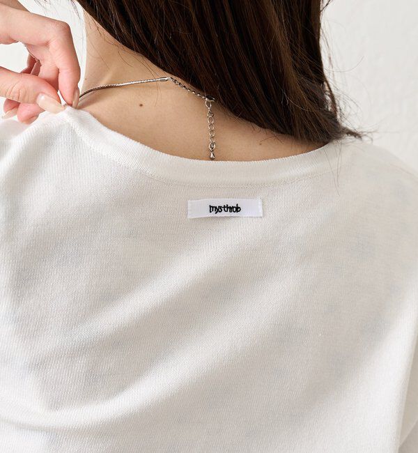  「チビボタン長袖カーディガン」|カーディガン|