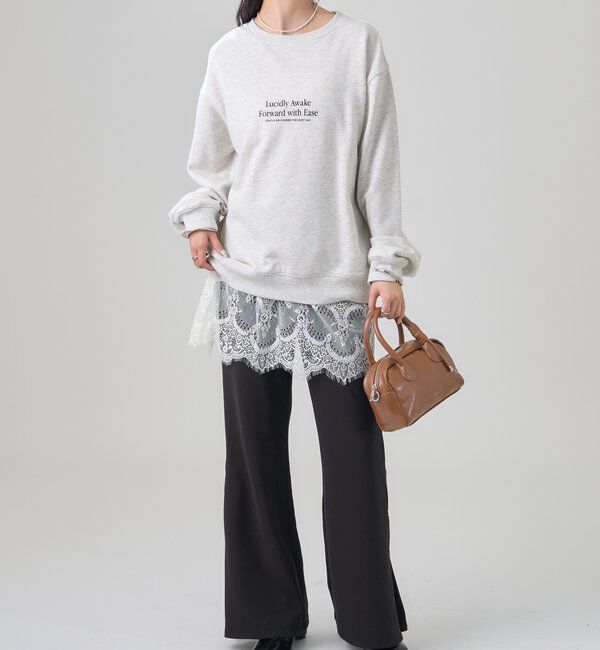  「miniロゴスウェット」|Tシャツ・カットソー|