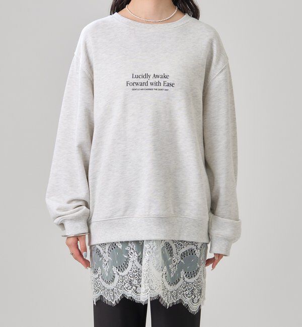  「miniロゴスウェット」|Tシャツ・カットソー|